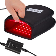 DGQY red light therapy glove worn on hand for comprehensive coverage