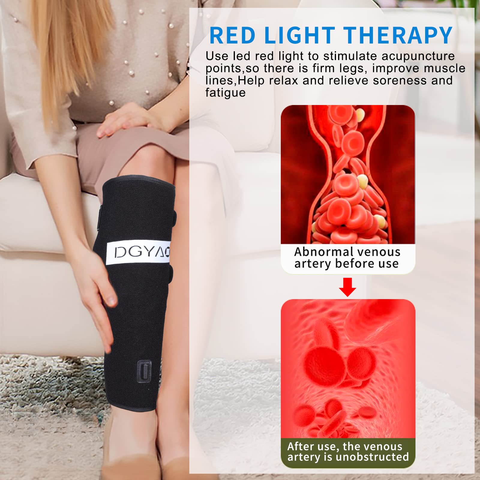 DGXINJUN calf-arm wrap design enables hands-free positioning