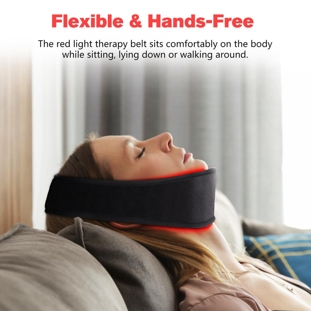 DGXINJUN chin wrap with near-infrared warmth for facial contouring.