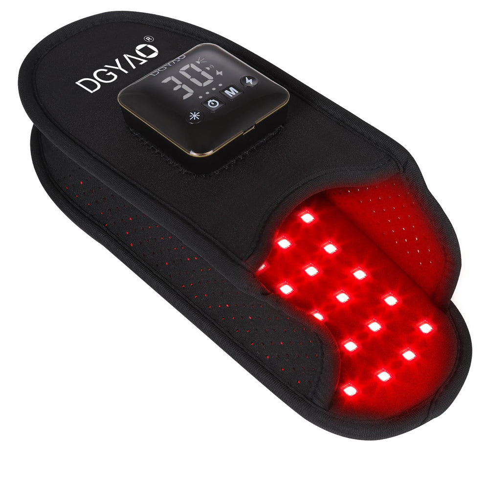 DGXINJUN cordless red-light foot wrap front view for on-the-go therapy
