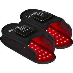 DGXINJUN cordless red-light foot wrap for hands-free at-home therapy.