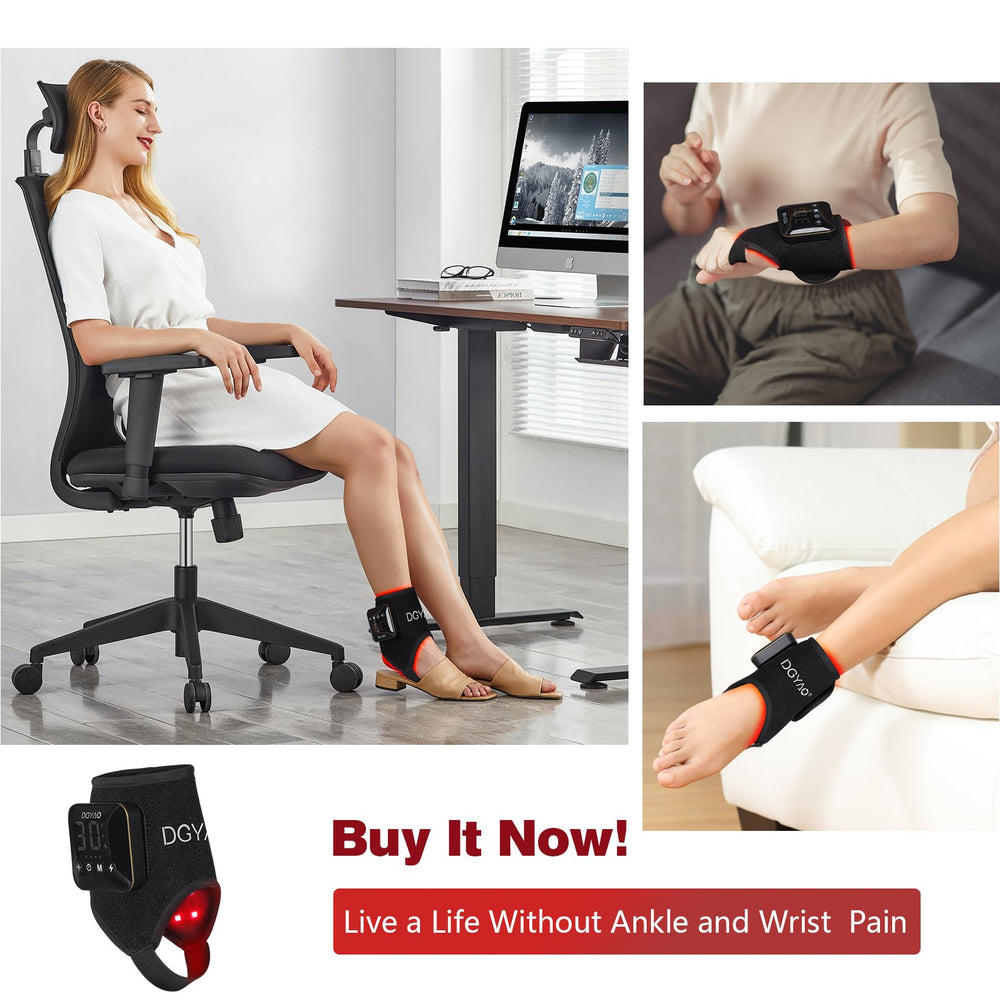 DGXINJUN five intensity levels tailor sessions to user comfort.