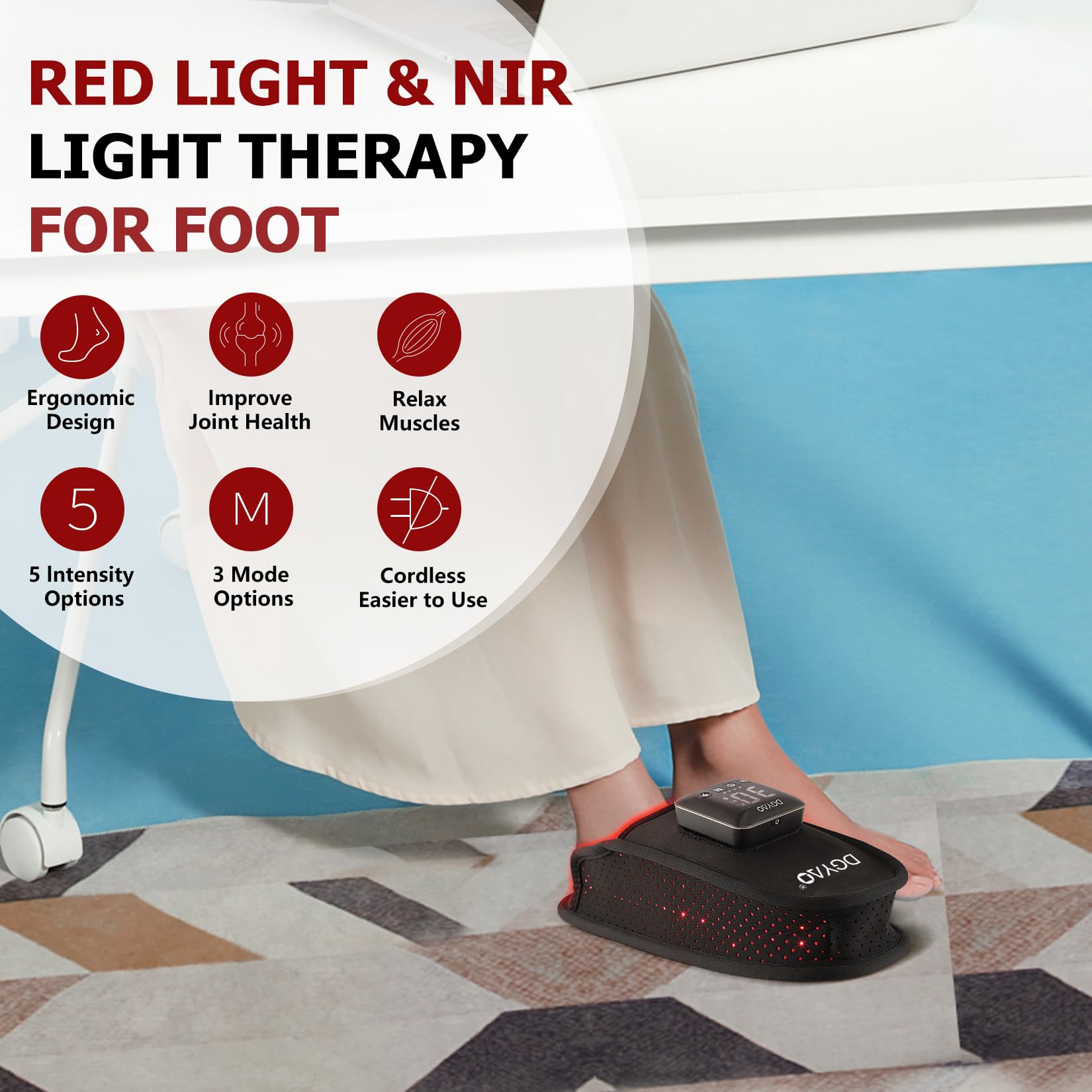 DGXINJUN ergonomic design fits the feet comfortably