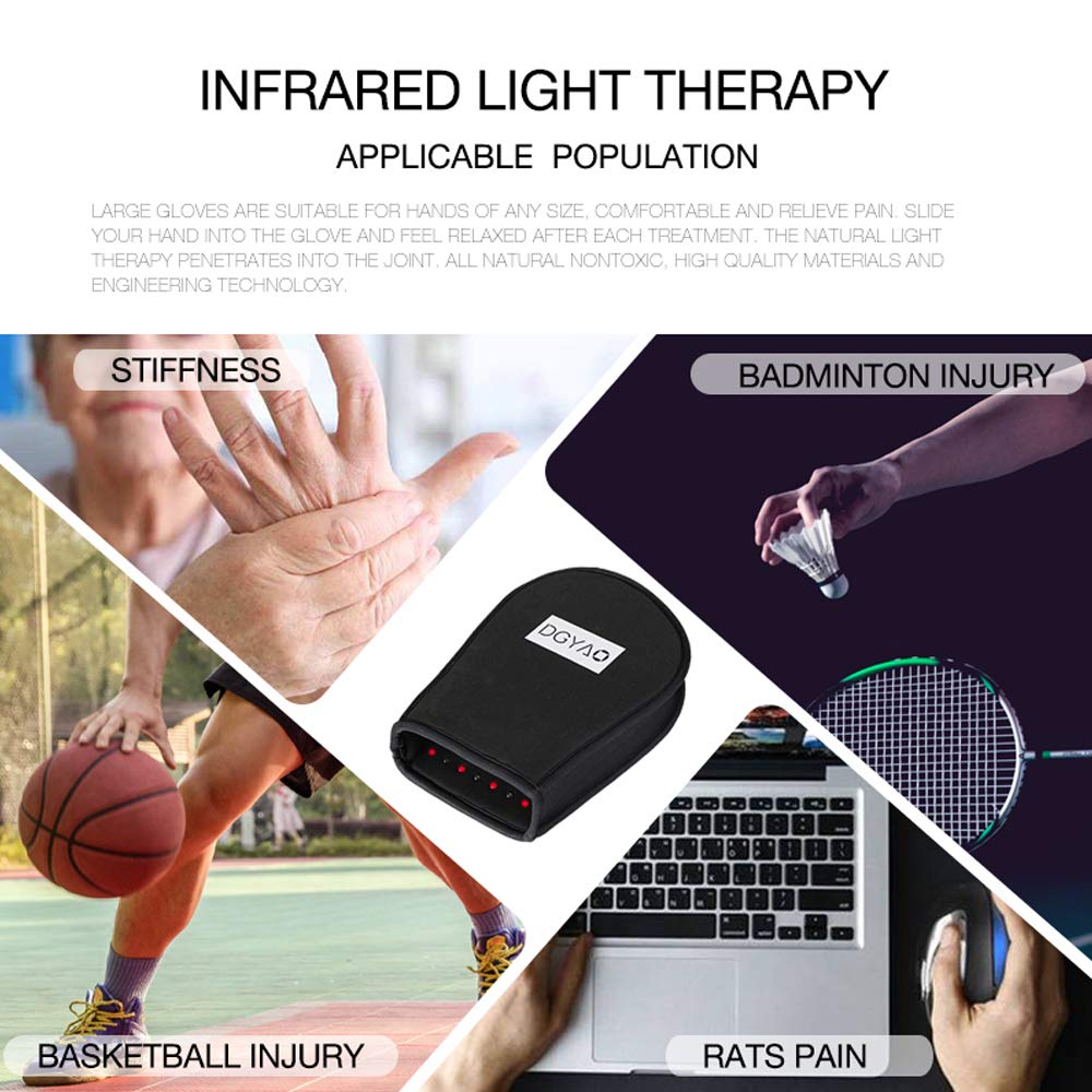 DGXINJUN therapy device front view shows home-use design.