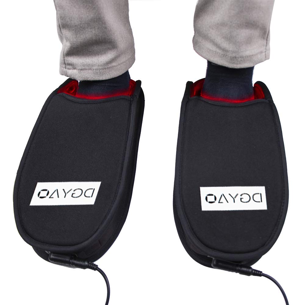 DGXINJUN two-pad set side view illustrating targeted foot therapy.