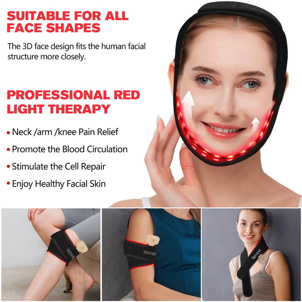 DGXINJUN velcro secure chin neck wrap stays in place.