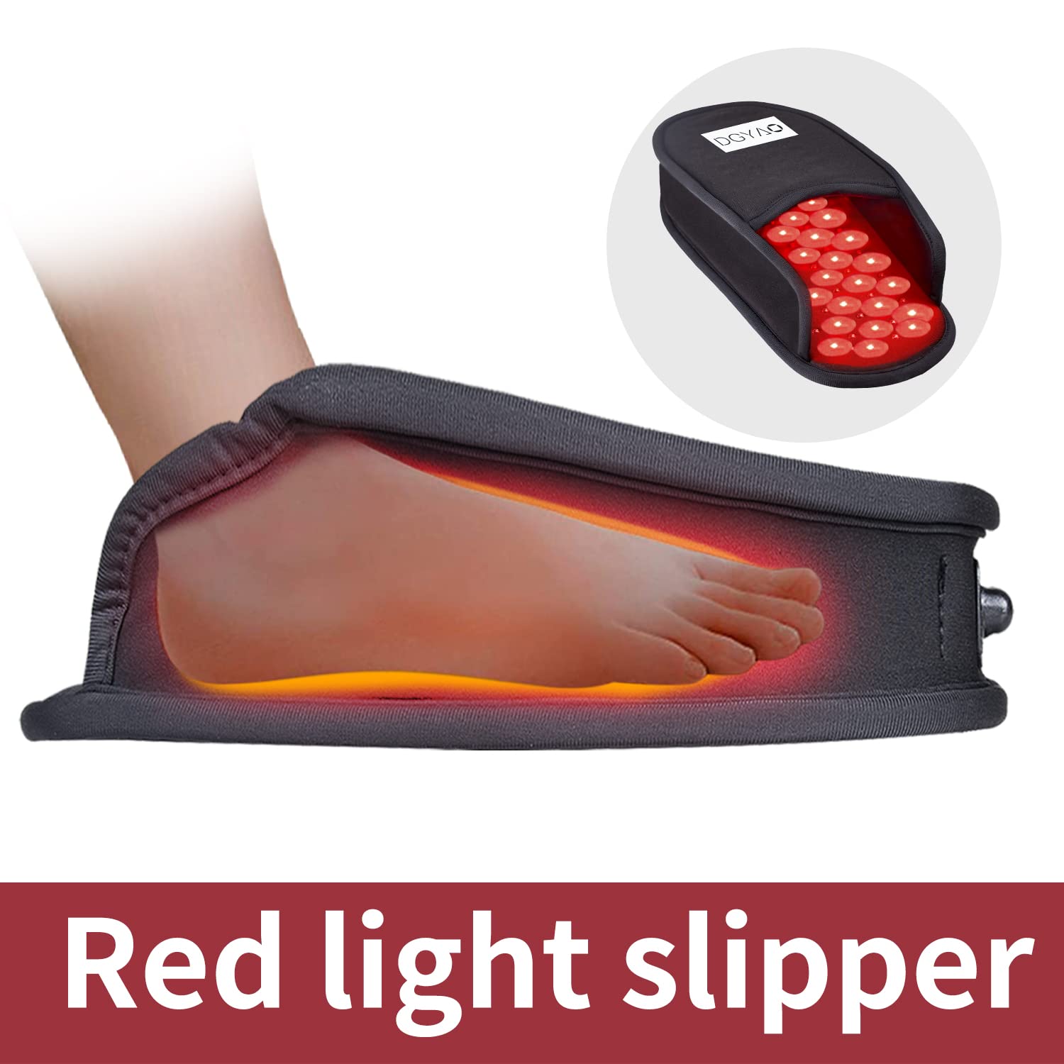 DGYAO 132-LED red and infrared array for deep tissue support.