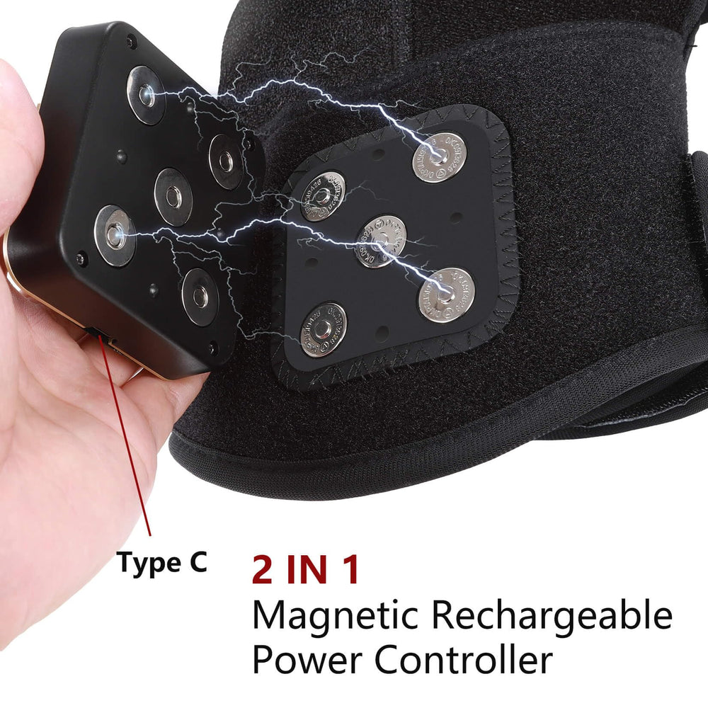 DGYAO D MAX control panel displays five intensity levels for comfort.