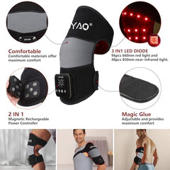 DGYAO D MAX knee wrap with detachable battery for portable use