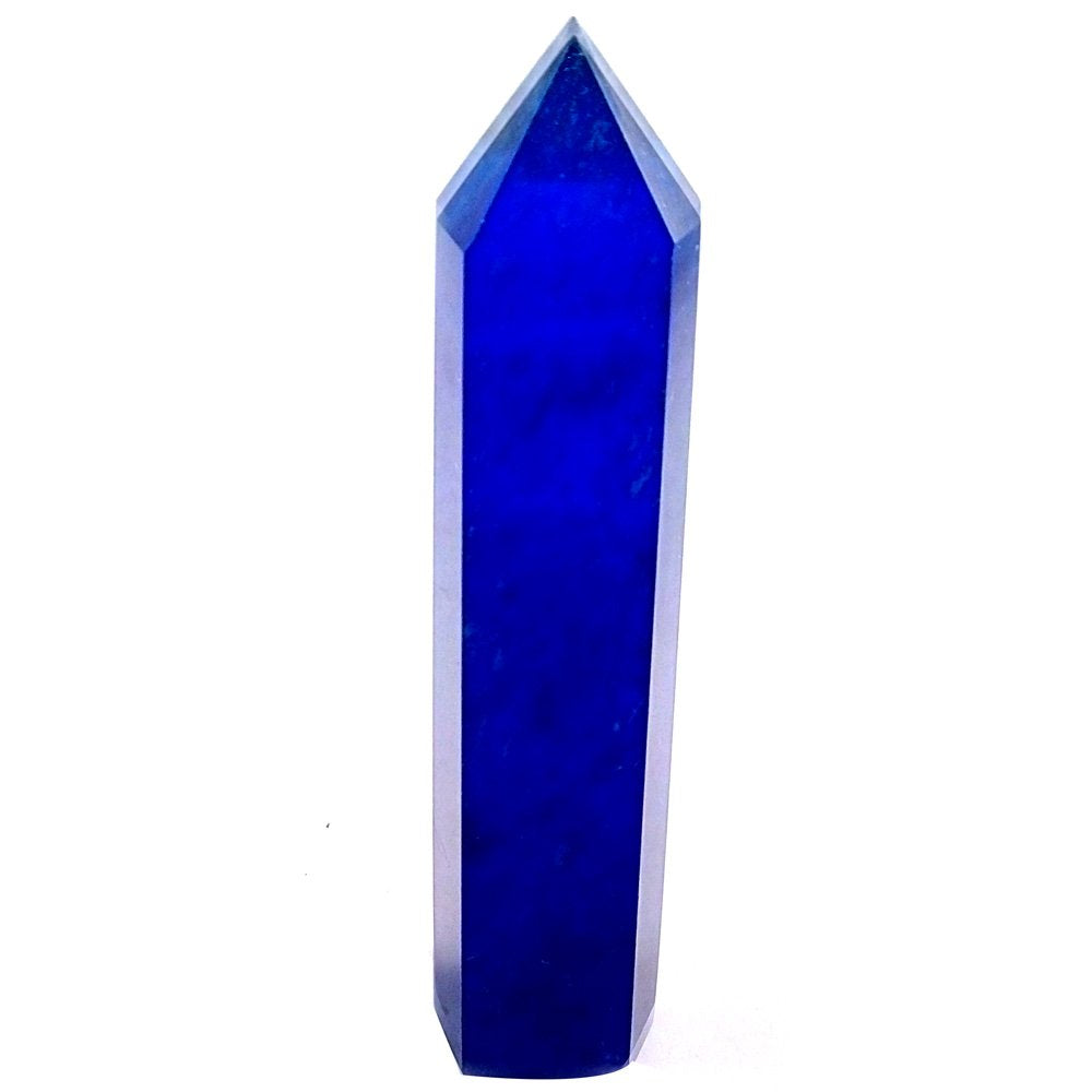 DH-Link blue Pretty Smelt quartz wand 10cm on desk for calm focus