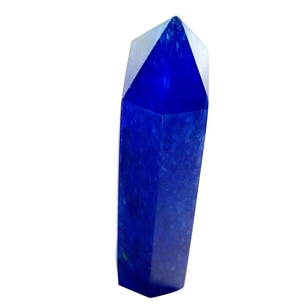 DH-Link blue Pretty Smelt quartz wand 12cm on desk for focus and calm