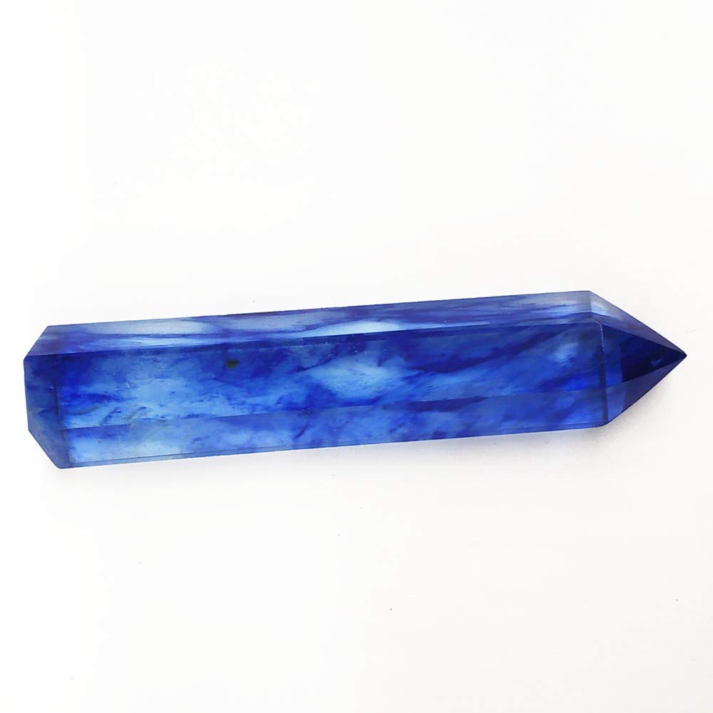 DH-Link blue quartz wand on office shelf for serenity