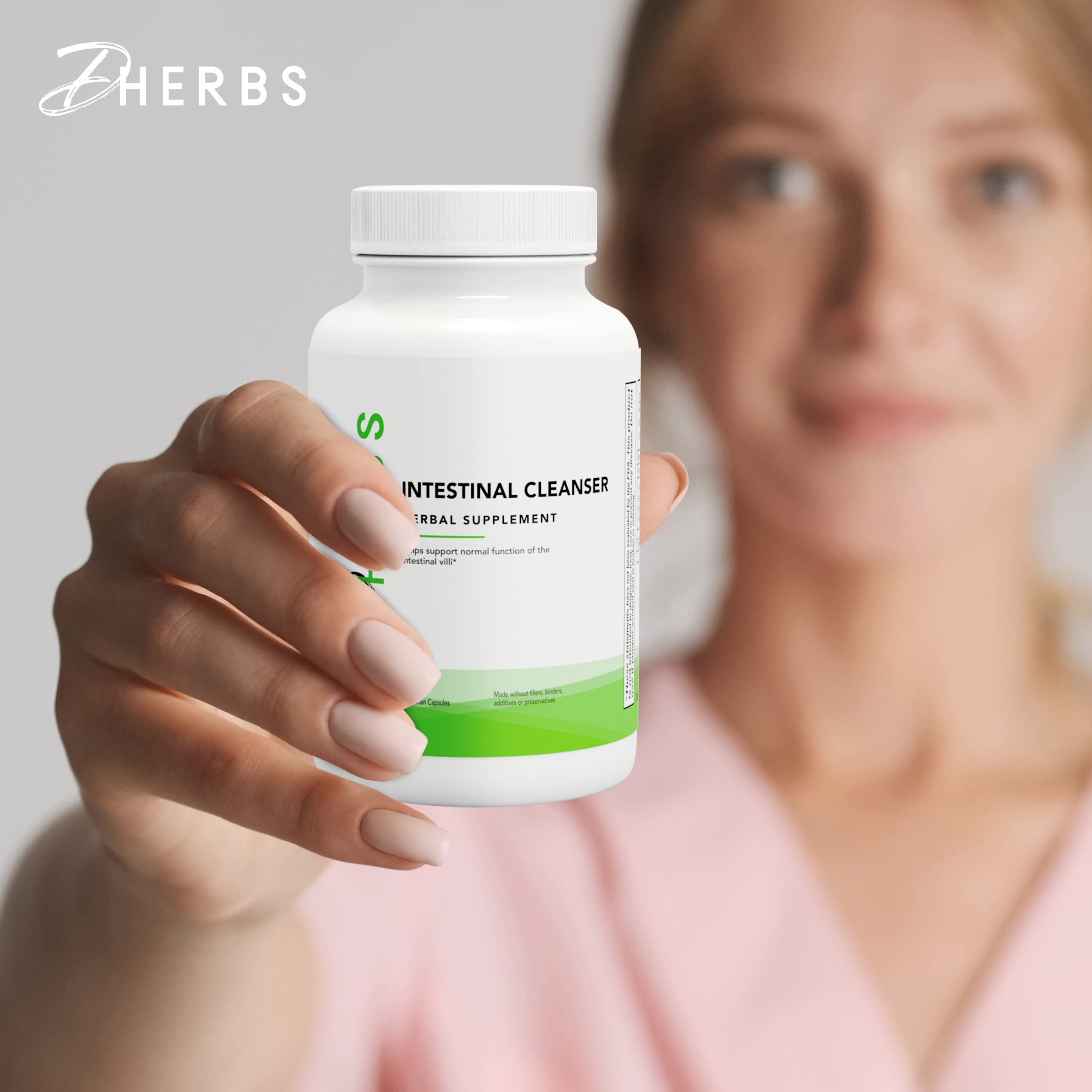 Herbal blend close-up highlights plant-based wellness from Dherbs.