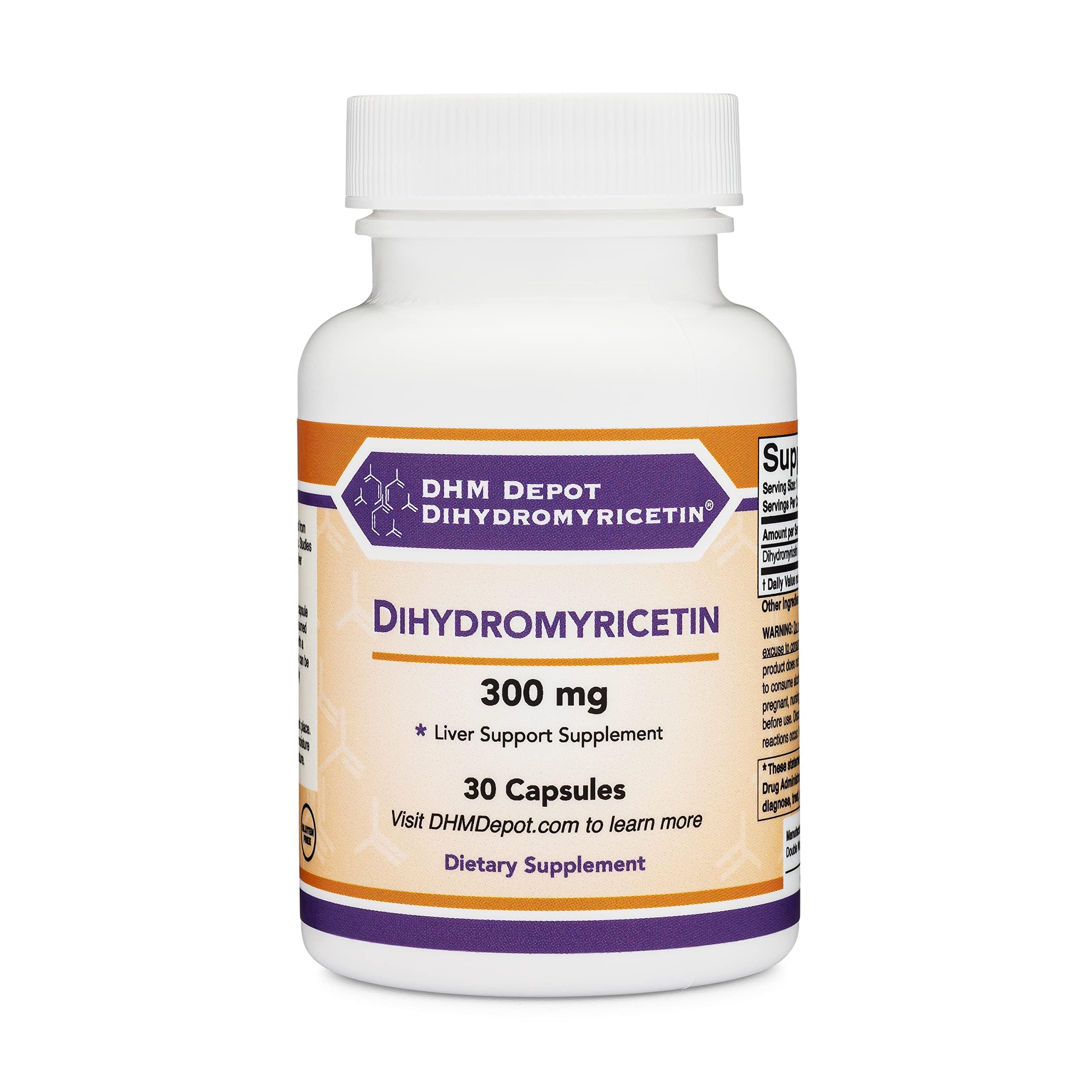 DHM Depot Dihydromyricetin DHM Liver Support 300mg Per Capsule 30 dhm-depot-dihydromyricetin-dhm-liver-support-300mg-per-capsule-30