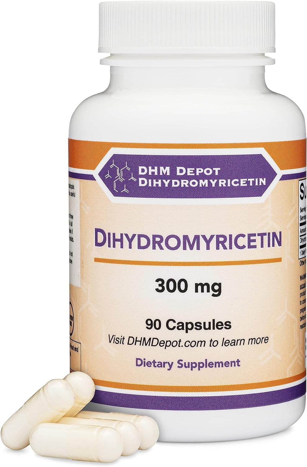 DHM Depot dihydromyricetin bottle front view supports healthy liver function