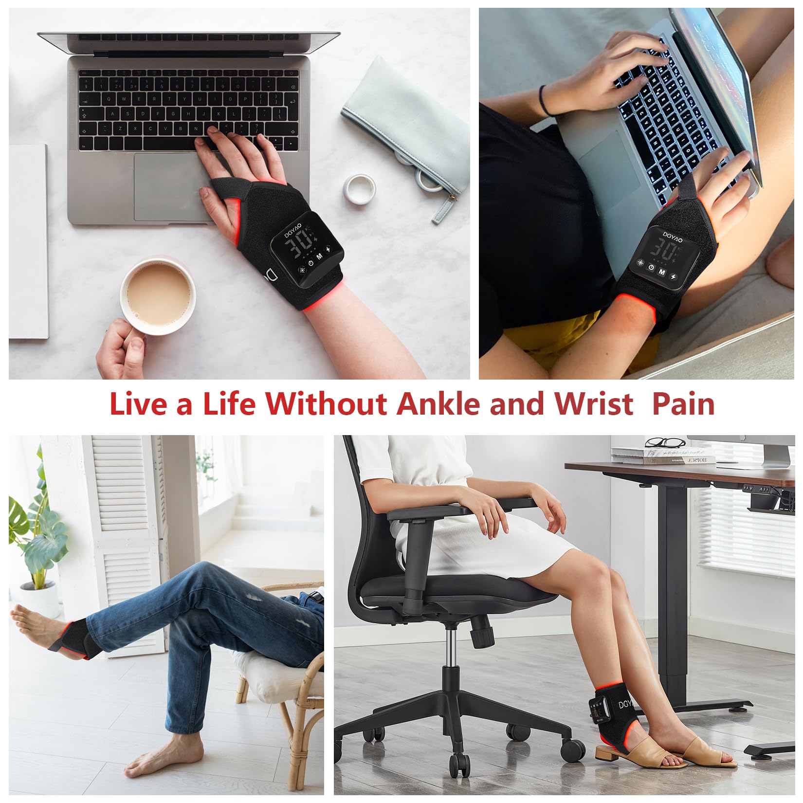 Dialudon portable, rechargeable red light therapy on the go