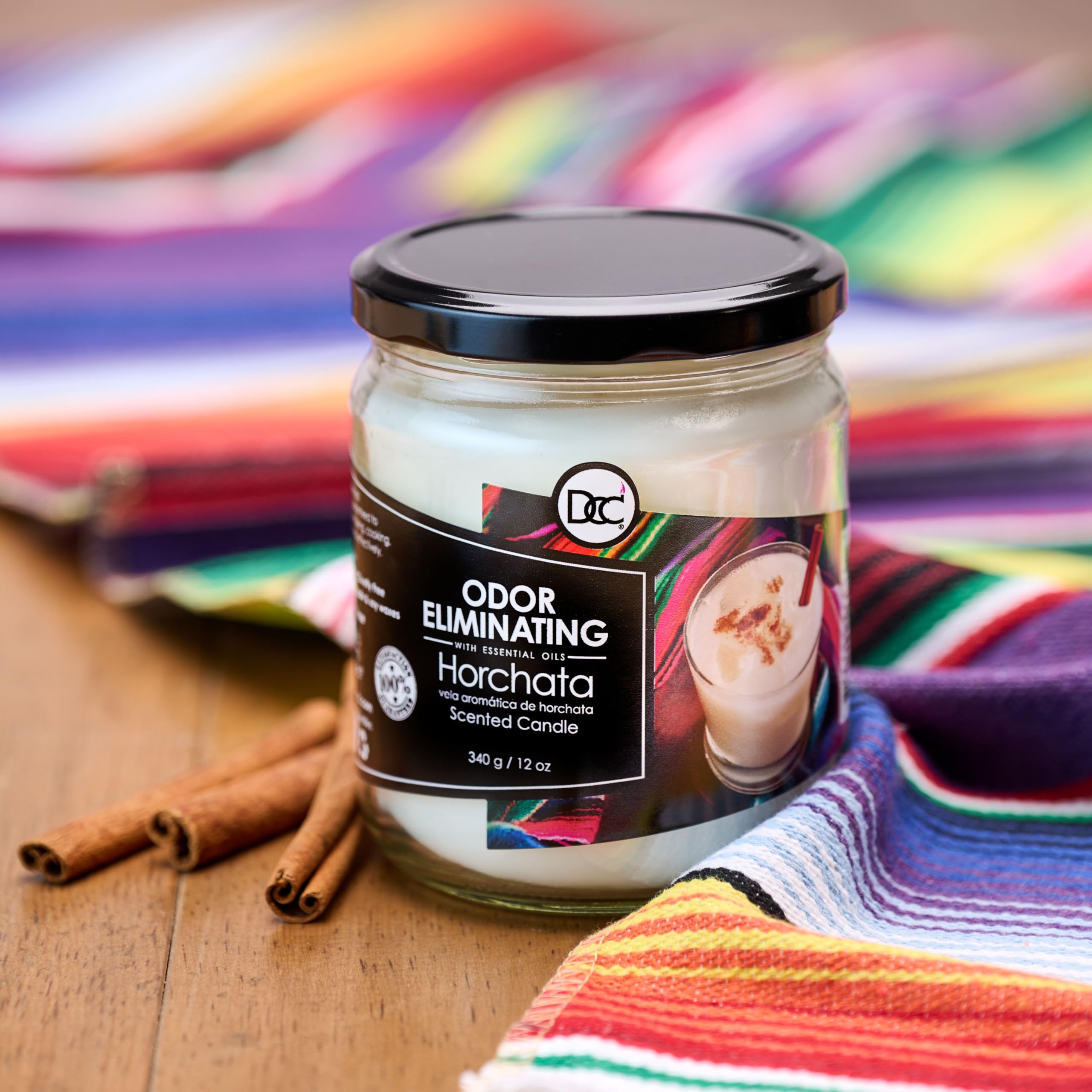 Dianne's Horchata packaging box shot highlights vegan ingredients and safety standards.