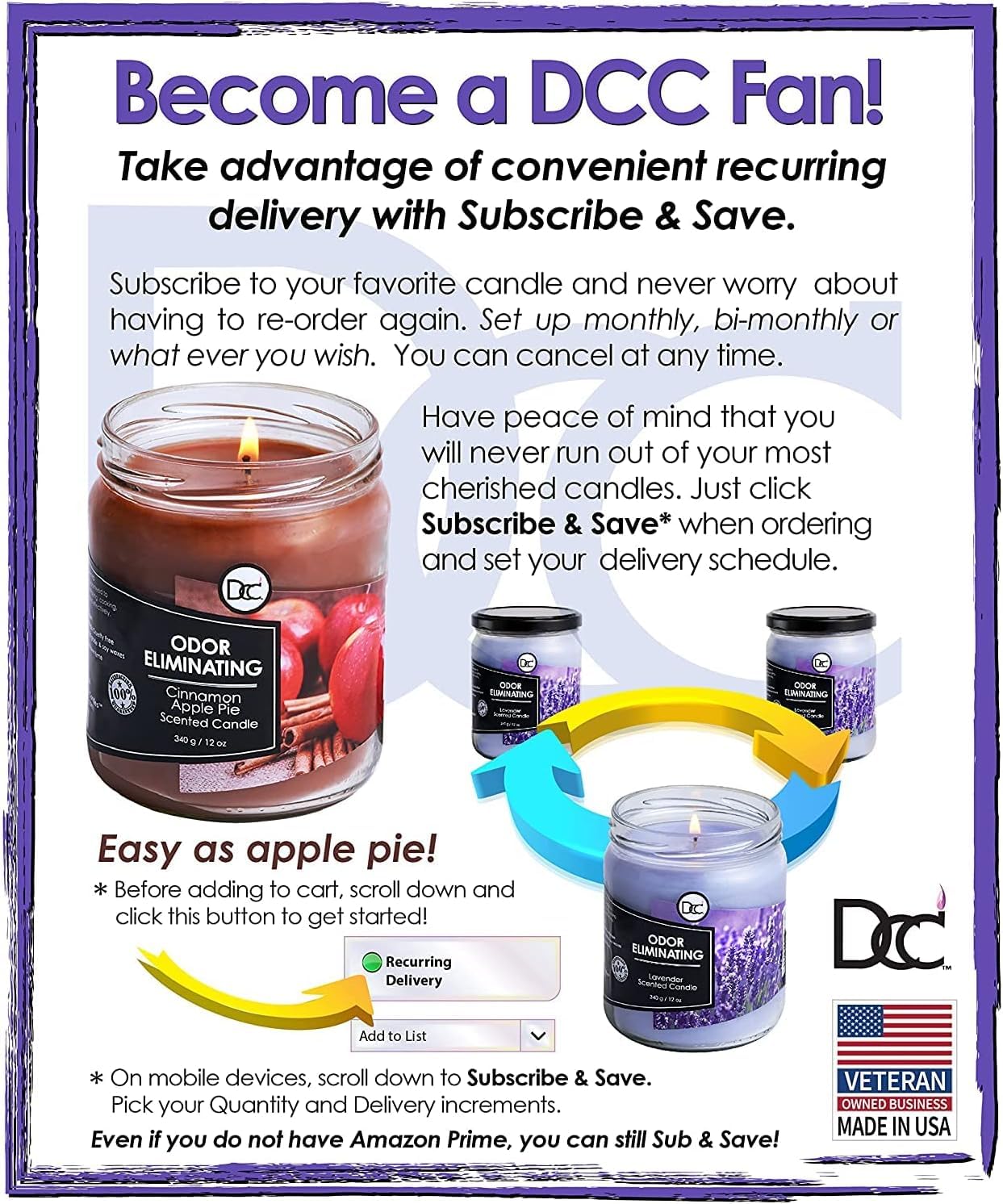 Dianne's Custom Candles Cherry Bomb gift-ready pack displayed highlighting premium aroma.