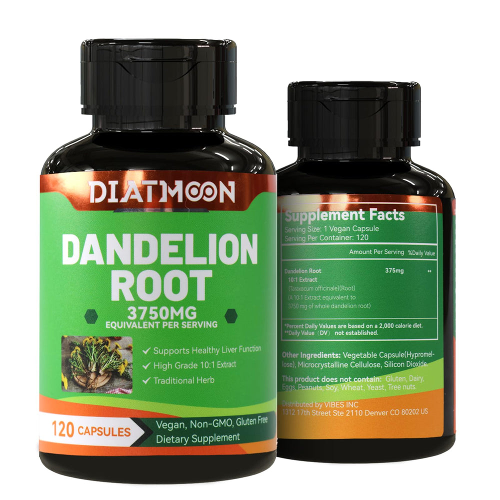 DIATMOON packaging and bottle on kitchen counter for daily routine.