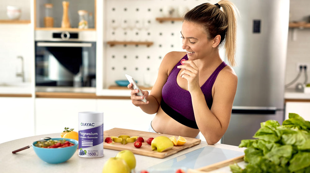 DIAYAC magnesium gummies aiding bone and muscle health