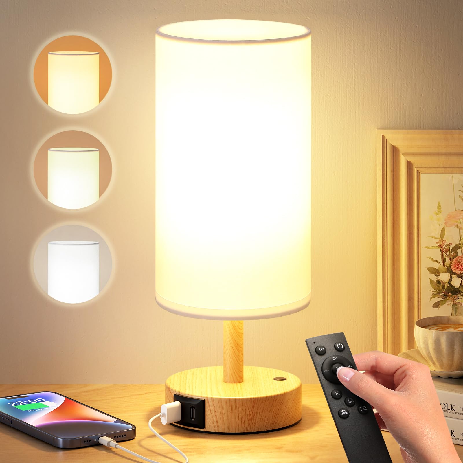 Dicoool light therapy lamp on desk delivering 10000 lux mood-supporting light.
