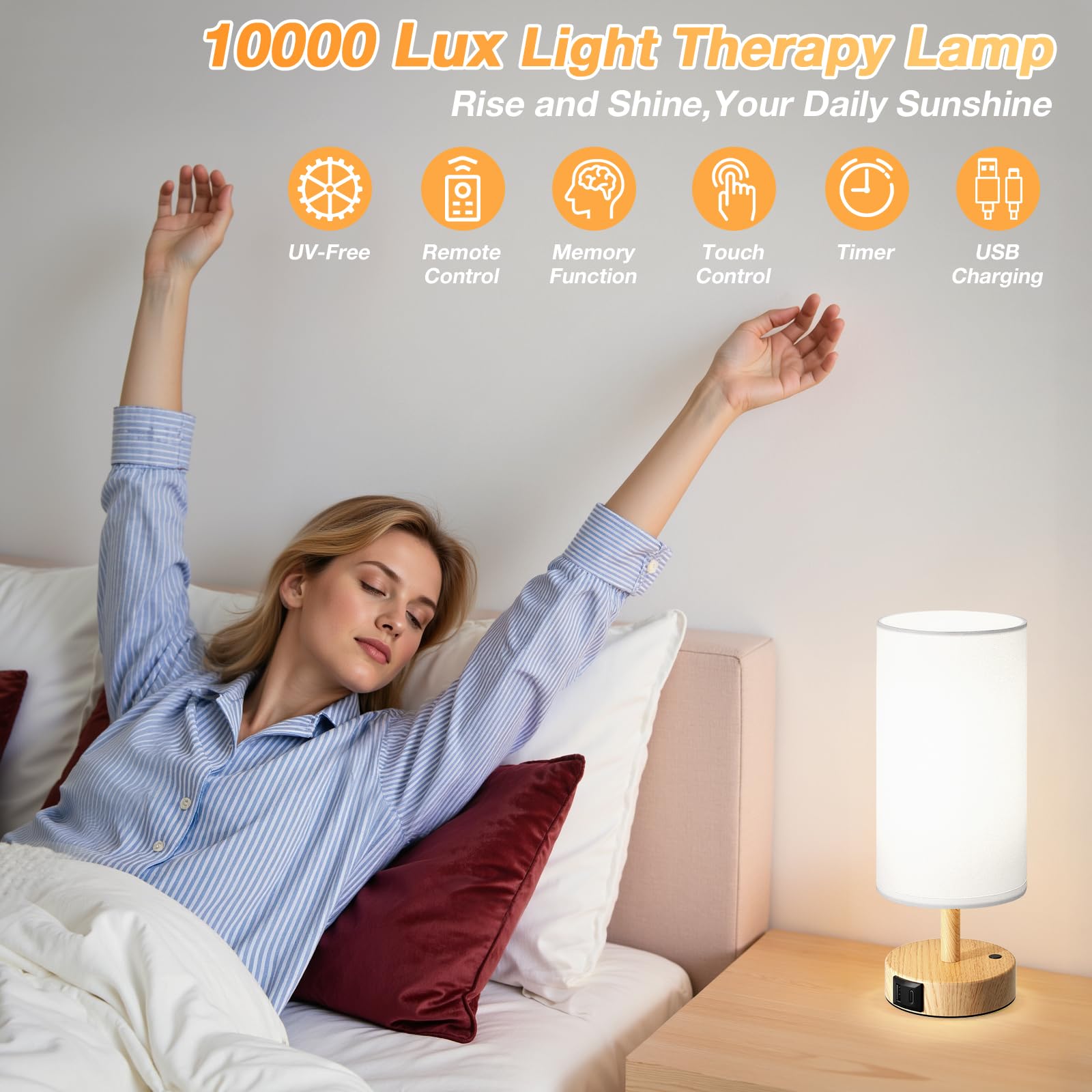 Dicoool sunlamp remote control enables easy personalized sessions.
