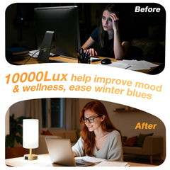 Dicoool uv-free lamp emits safe brightness for daily routines.