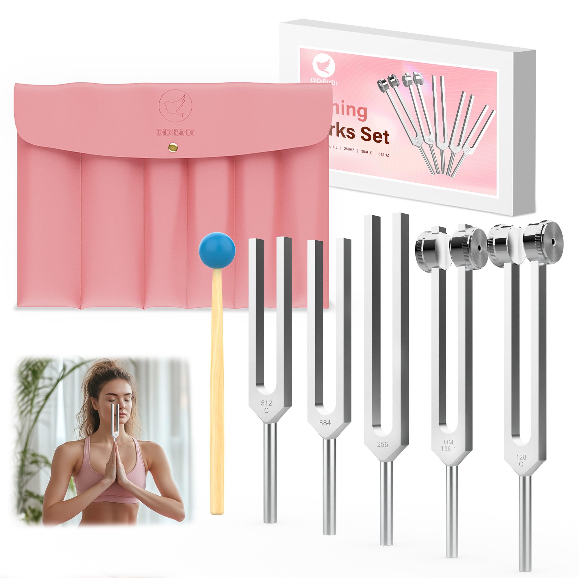DiDiBirDi tuning fork 128Hz for clear resonance during meditation