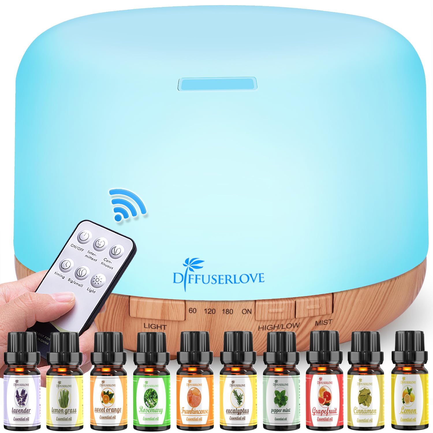 Diffuserlove 500ml tank for extended aroma sessions in any room