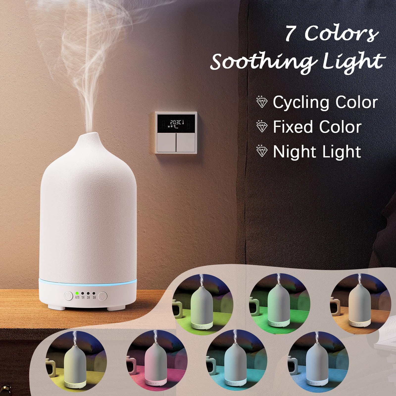 Diffuserlove low noise diffuser runs quietly for focus.