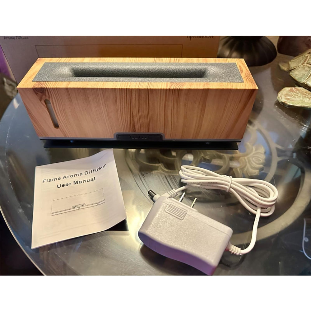 Diffuserlove Flame Diffuser auto-off protects the device when water runs out.
