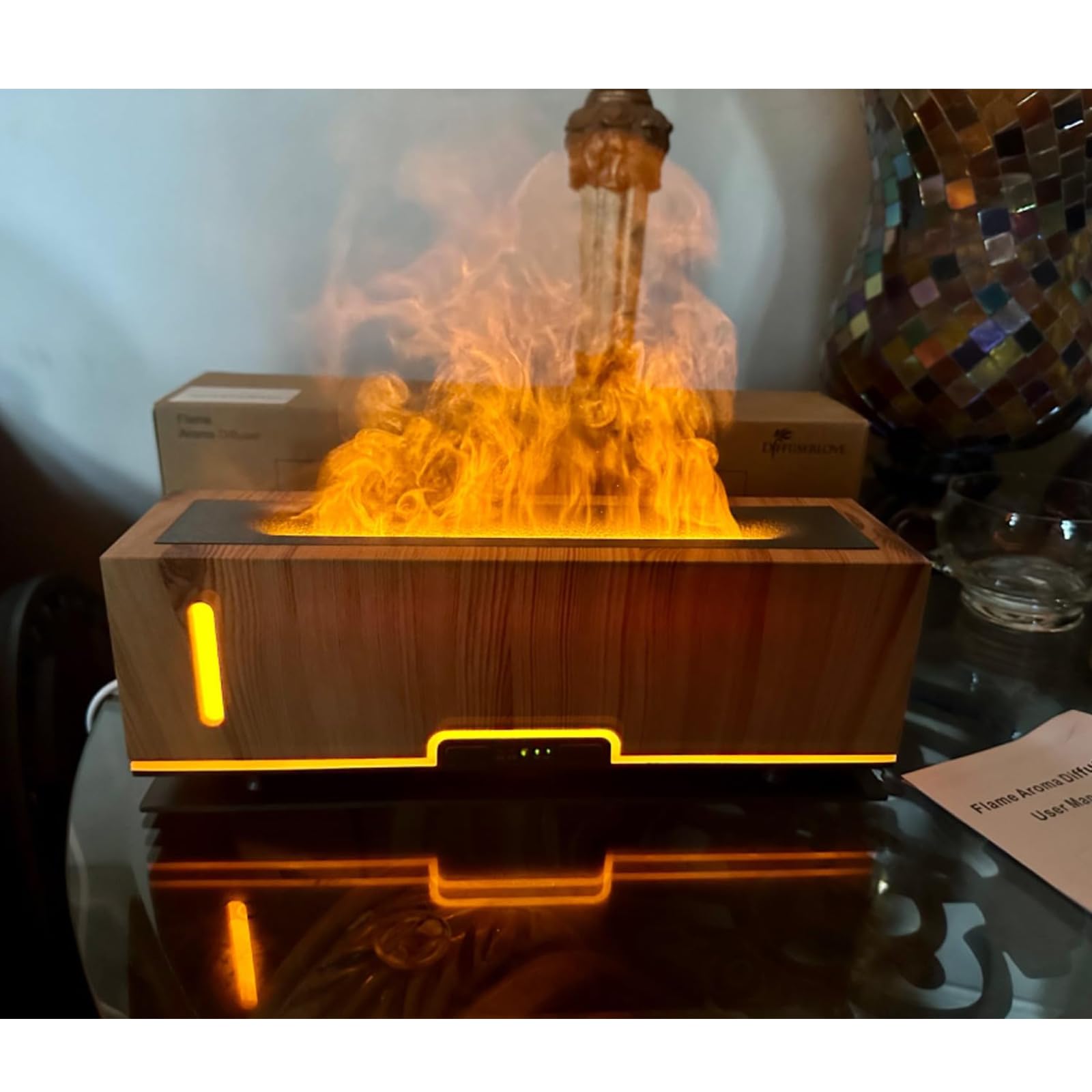 Diffuserlove Flame Diffuser uses BPA-free materials for safer air.