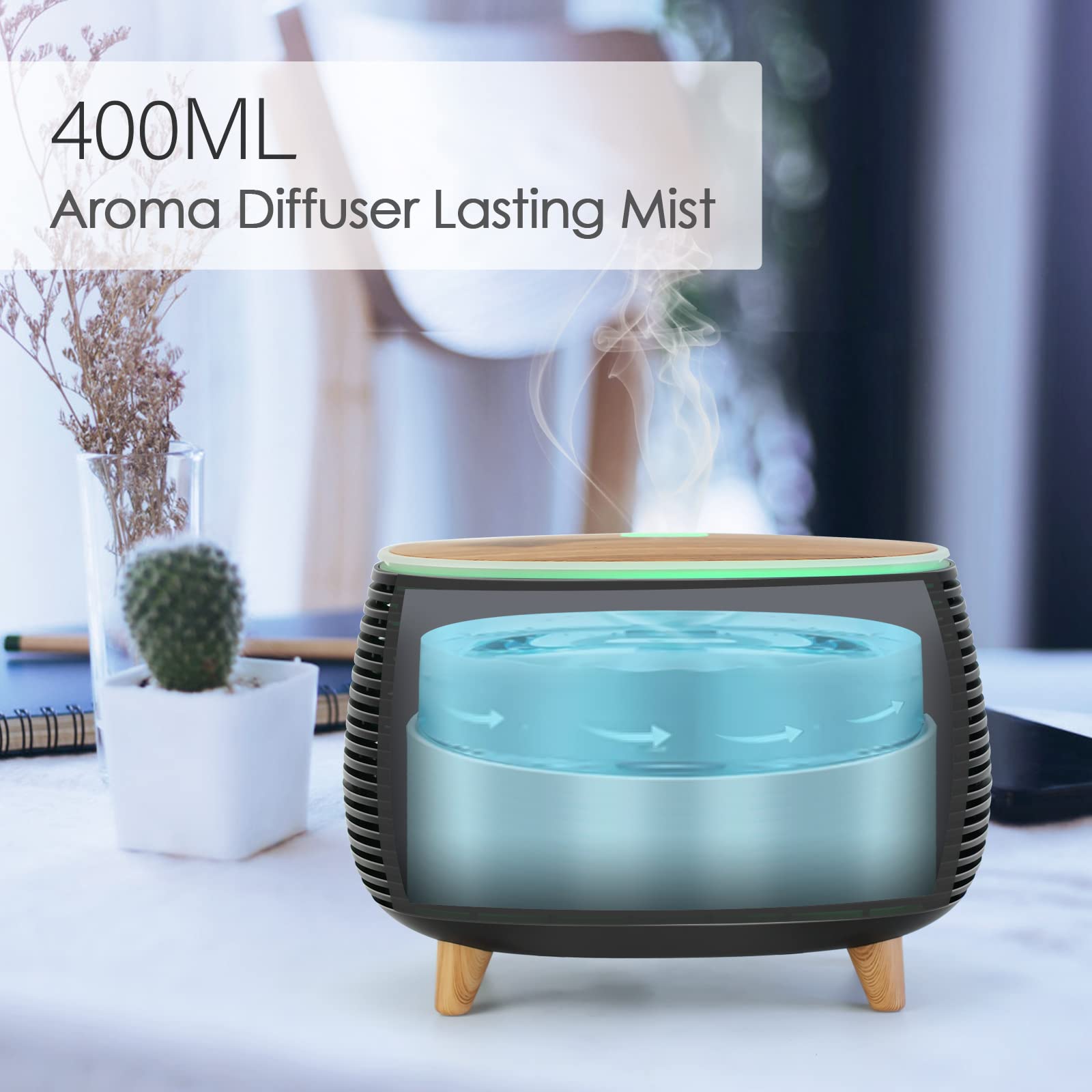 Diffuserlove operating quietly, suitable for sleep and study environments.