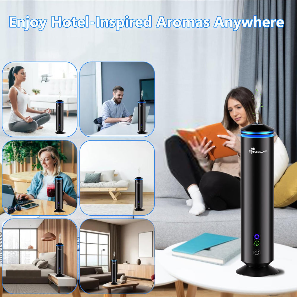 Diffuserlove low-noise operation preserves peace in workspaces and homes