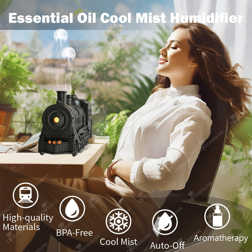 Diffuserlove Train Diffuser intermittent mist mode for flexible aromatherapy sessions