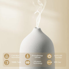 Diffuserlove yellow wood base provides warm, natural accent on desks or shelves.