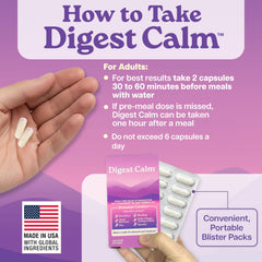 Digest Calm natural oils aroma visual hints at peppermint aroma release