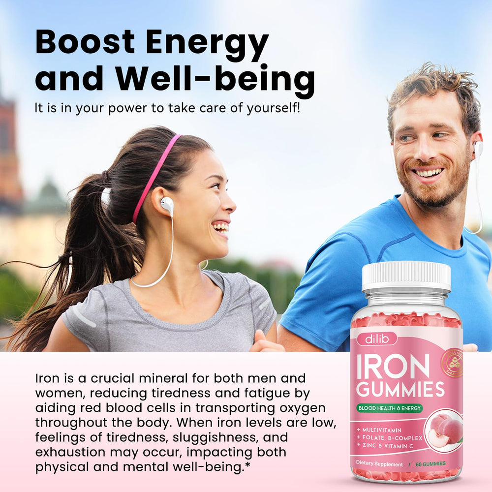 Dilib Iron Gummies for daily-use routine by adults