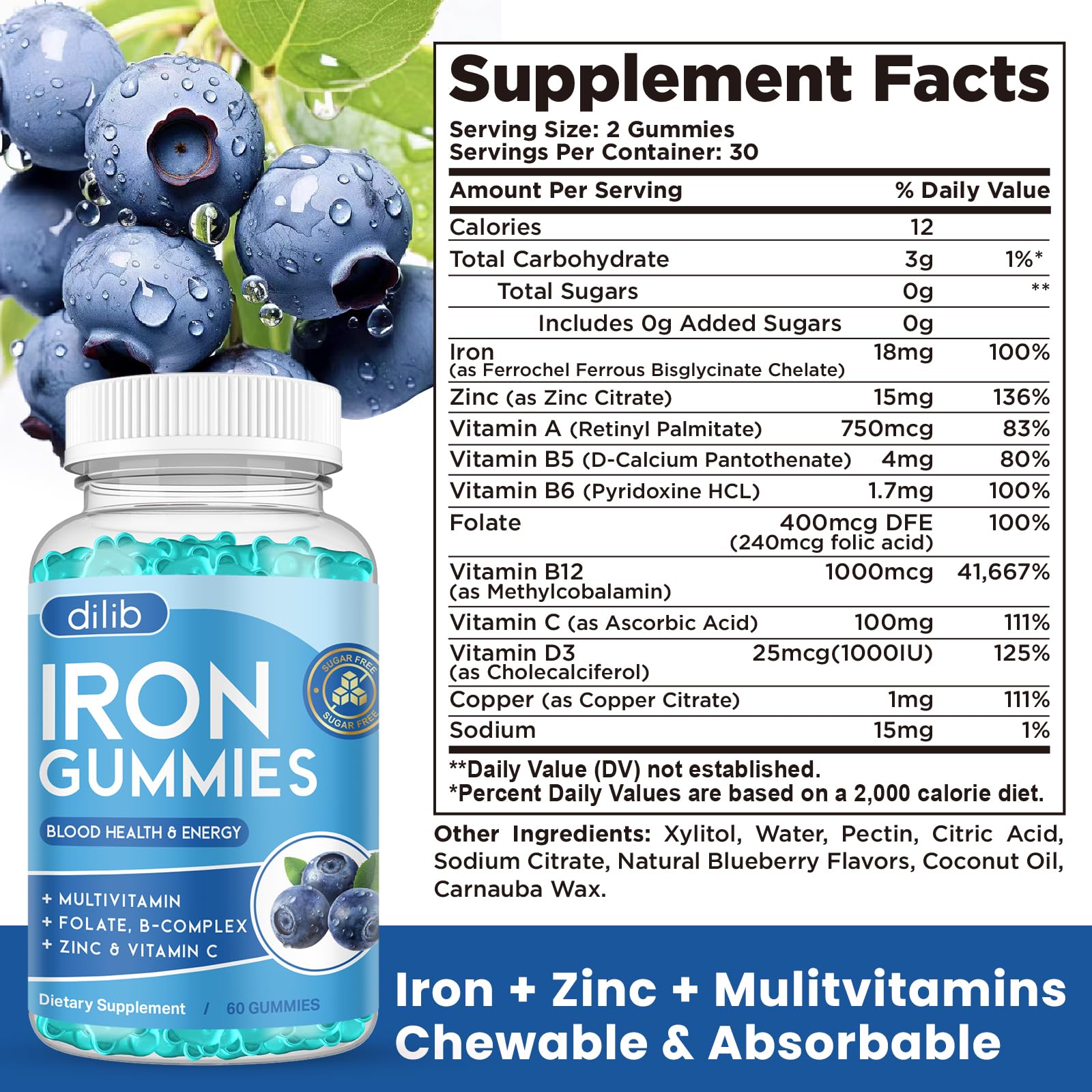 Dilib iron gummies daily-use image illustrates a convenient health habit.