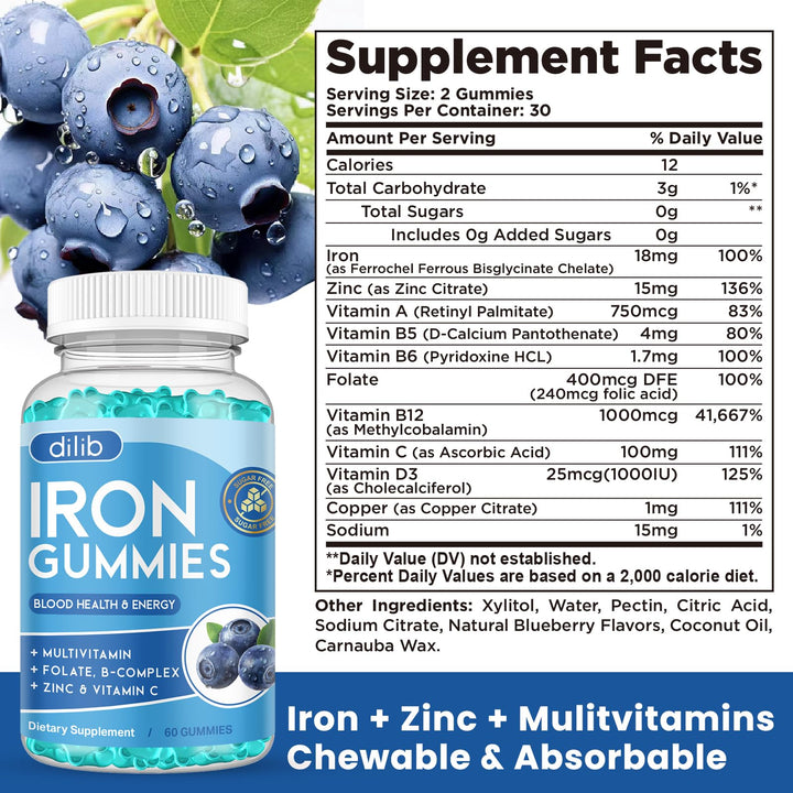 Dilib iron gummies daily-use image illustrates a convenient health habit.