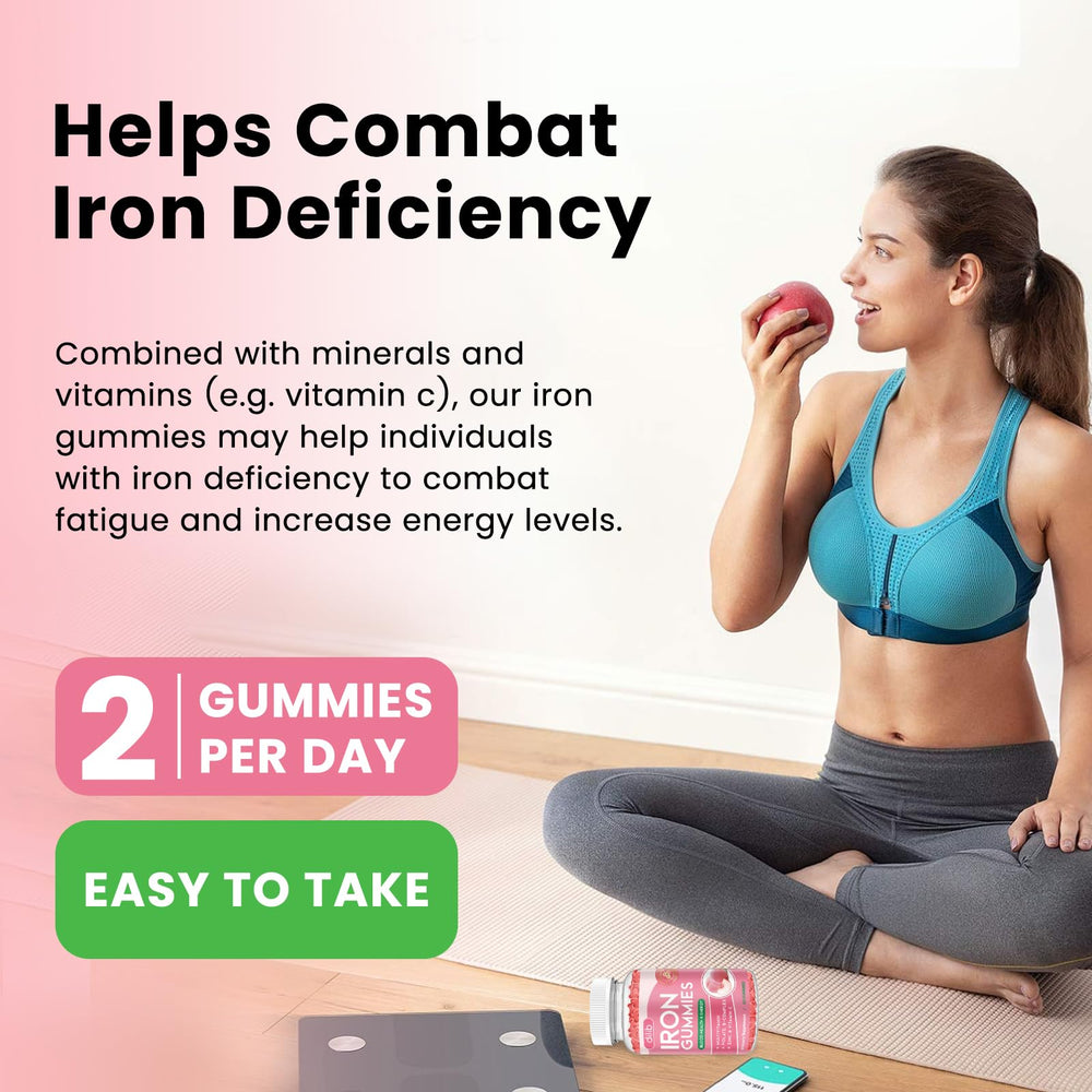Dilib Iron Gummies vegan-friendly plant-based nutrients