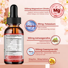 Dilib liquid magnesium drops with pipette, illustrating ease of dosing