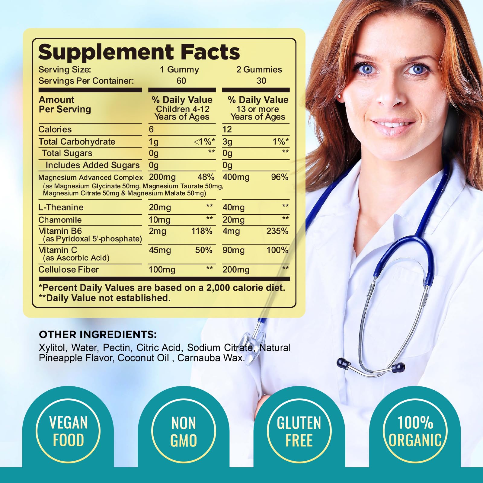 Dilib Magnesium Complex Gummies adults bottle signaling mood support and relaxation