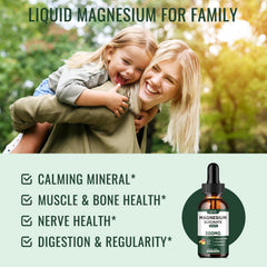 dilib Magnesium Glycinate Liquid Drops dropper dispensing for fast under-tongue absorption