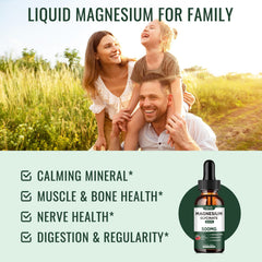 Dilib magnesium glycinate liquid drops under-tongue application for rapid absorption