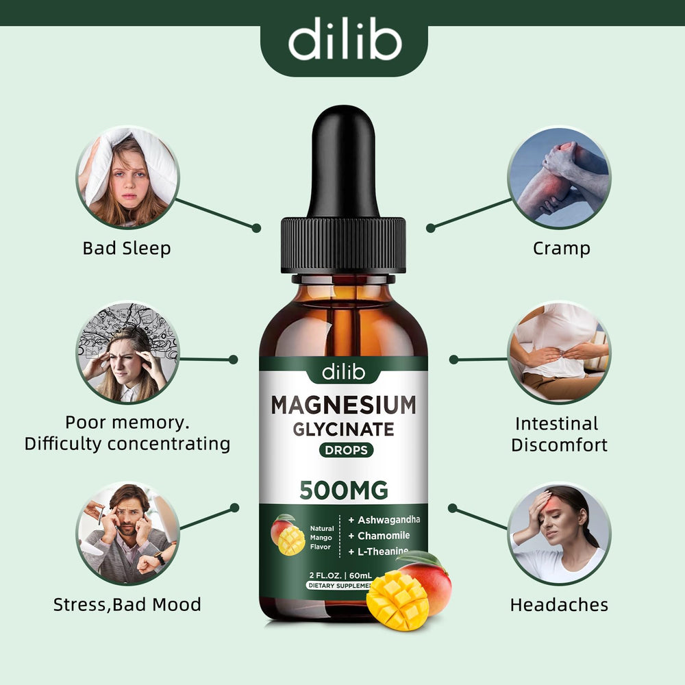 Dilib mango-flavored liquid supplement with appealing taste.