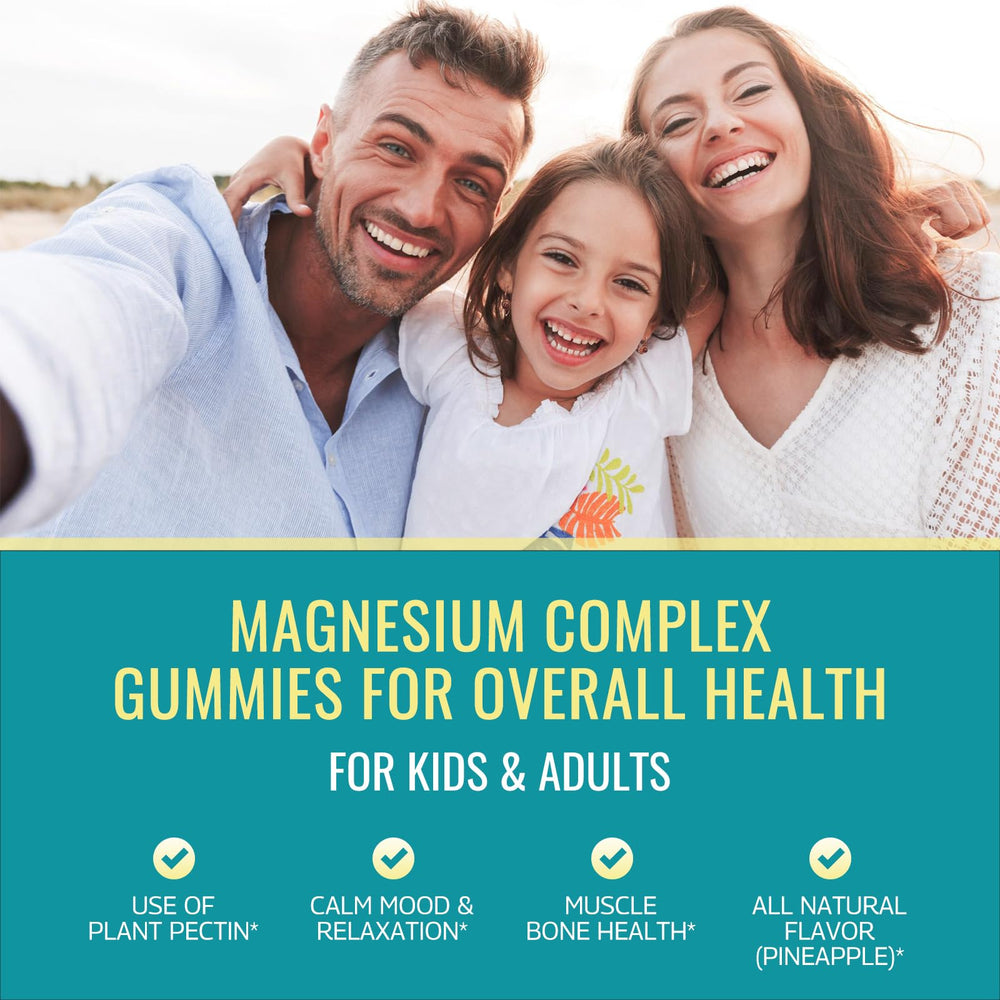 Dilib true magnesium complex ingredients chart highlighting four forms