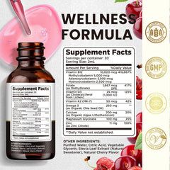 Close-up of Dilib B12 triple-blend label with active ingredients.