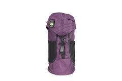 DIME BAGS Conversion Tube plum front view showing compact travel storage