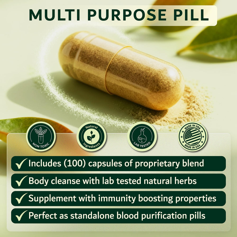 Dimmak Herbs Blood Purifier organic-certified label highlights clean detox.
